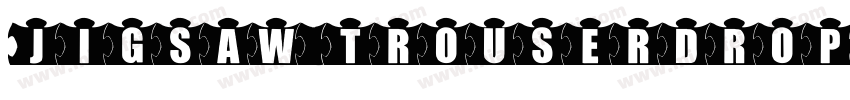 JIGSAW TROUSERDROP字体转换